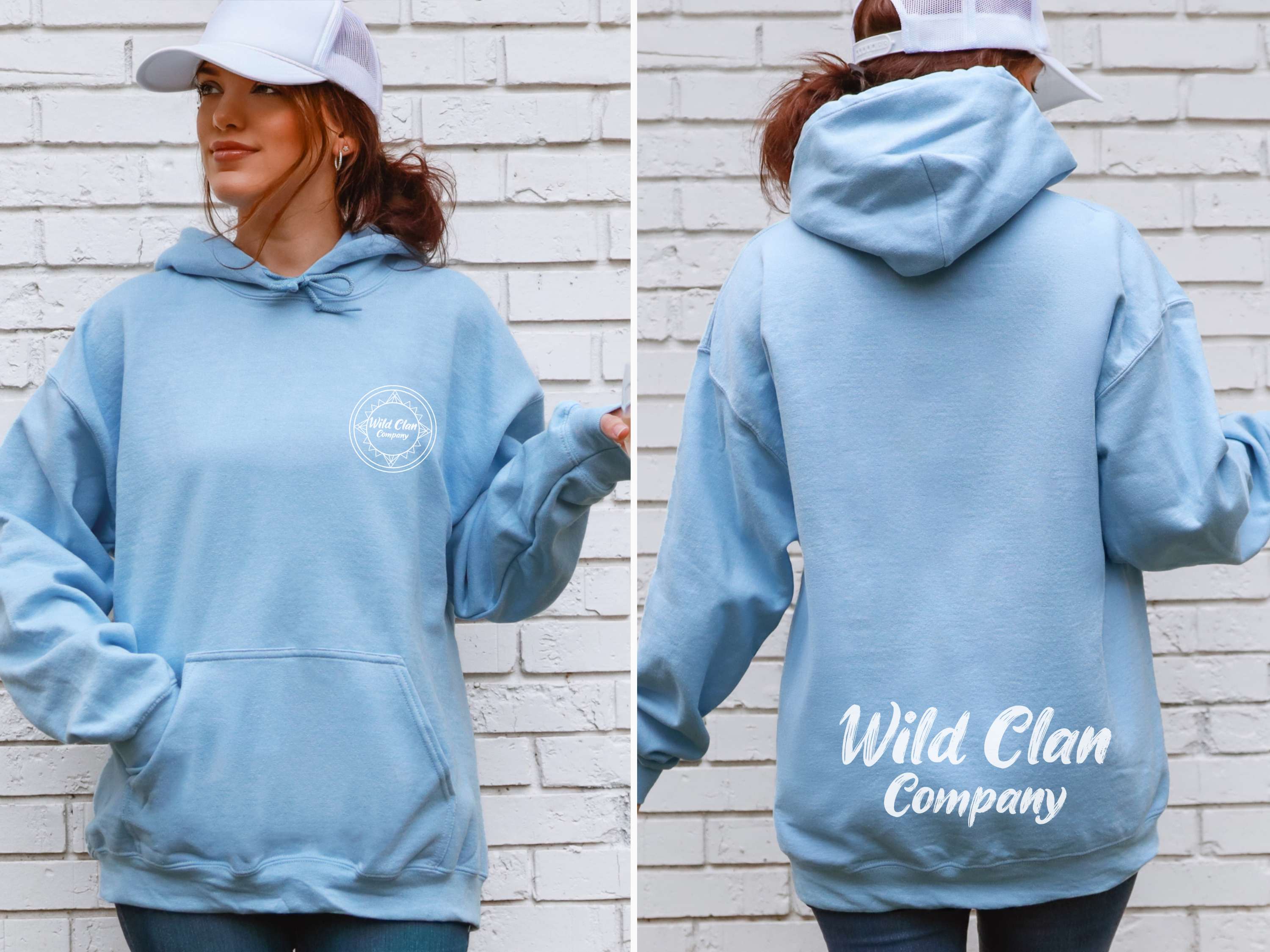 Blue Wild Clan Company Hoodie