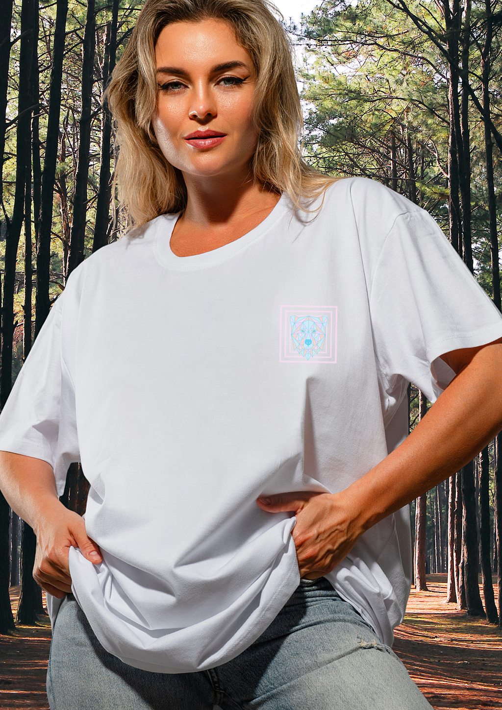 Oversized Boxy Bravepaw Bear T-shirt