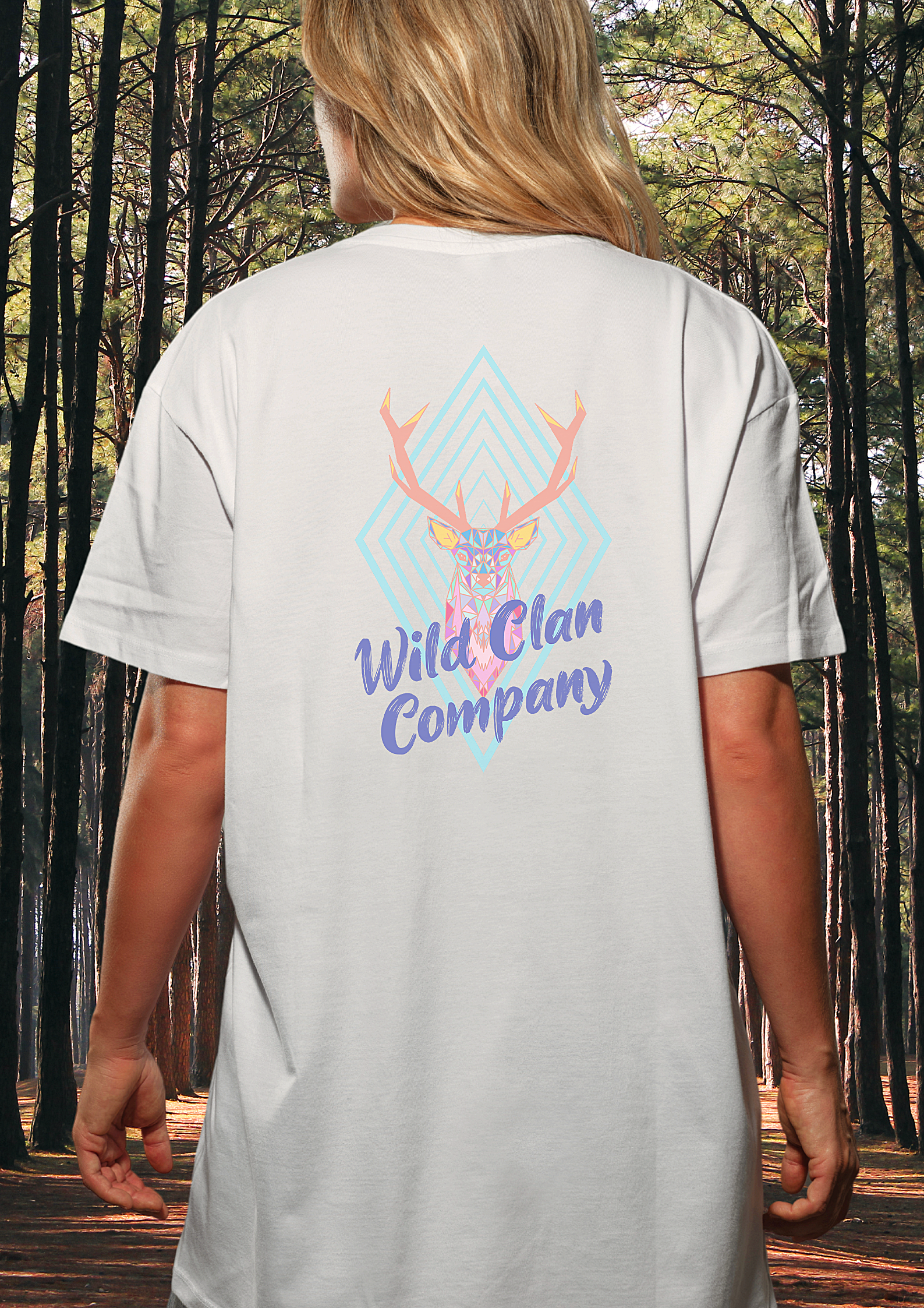 Oversized Boxy Silvercrown Stag T-shirt