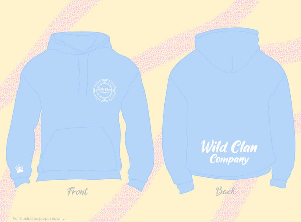 Blue Wild Clan Company Hoodie