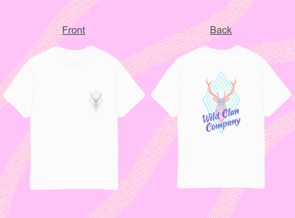 Oversized Boxy Silvercrown Stag T-shirt