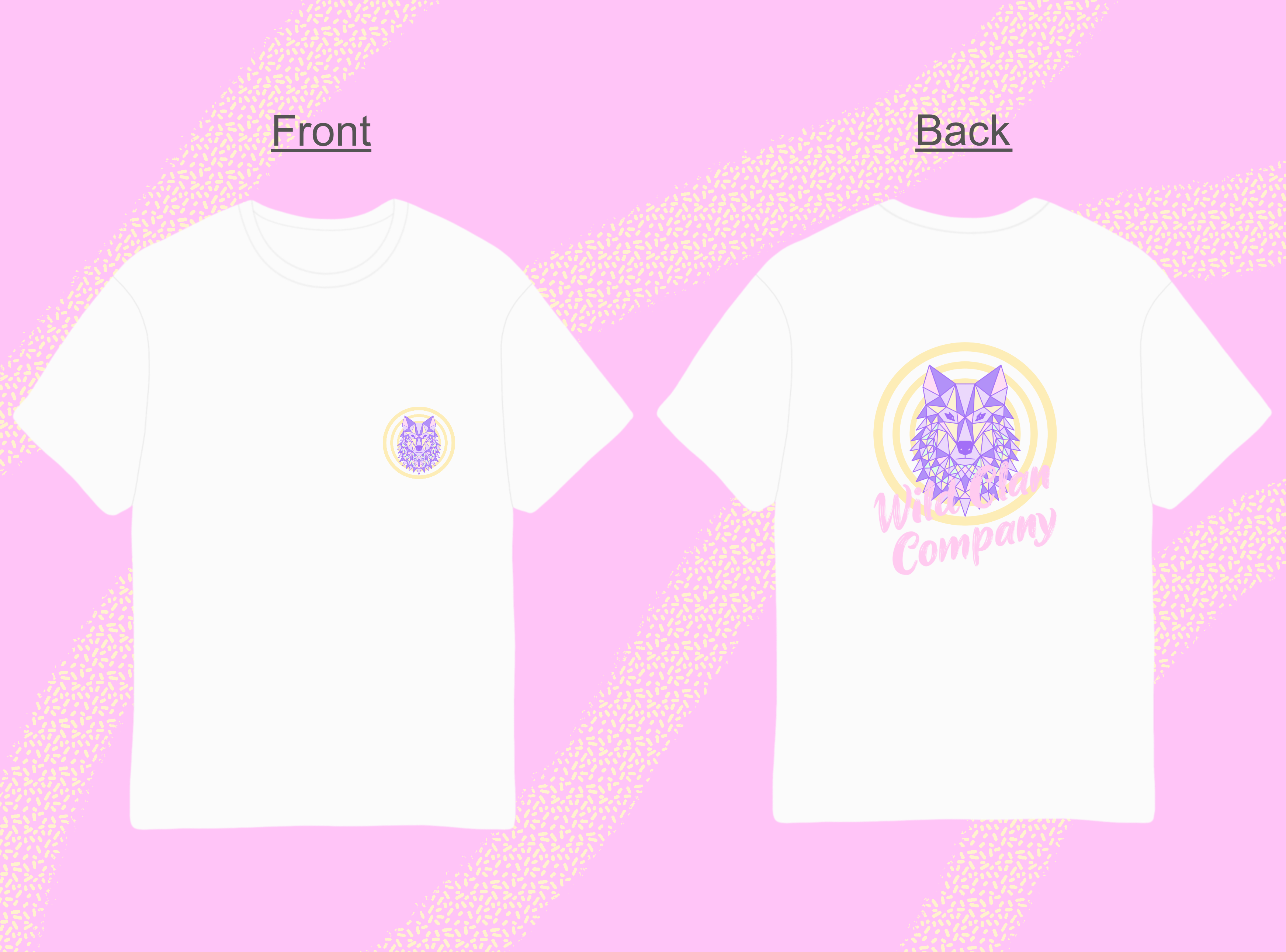 Oversized Boxy Mooncall Wolf T-shirt