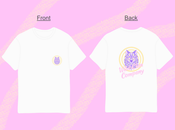 Oversized Boxy Mooncall Wolf T-shirt